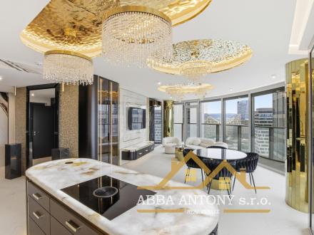 3-izbový luxusný apartmán v EUROVEA TOWER | 13. poschodie | 92 m² + 2 balkóny + parking 